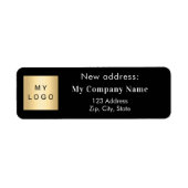 Das schwarze Firmenlogo wurde um neue Rücksendeadr (Vorne)