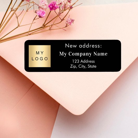 Das schwarze Firmenlogo wurde um neue Rücksendeadr