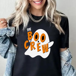 Das Schwarze Halloween der Boo-Crew-Geisterfamilie T-Shirt