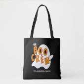 Das Schwarze Halloween der Boo-Crew-Geisterfamilie Tasche (Vorderseite)