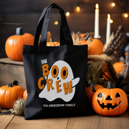 Das Schwarze Halloween der Boo-Crew-Geisterfamilie Tasche