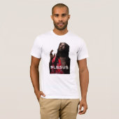Das schwarze Jesus-Shirt T-Shirt (Vorne ganz)