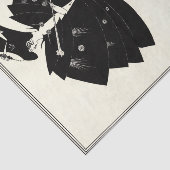 Das Schwarze Kap von Aubrey Beardsley Tissue Seidenpapier (Ausschnitt)