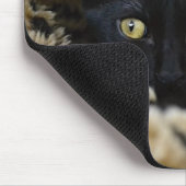 Das schwarze Kätzchen Mousepad (Ecke)