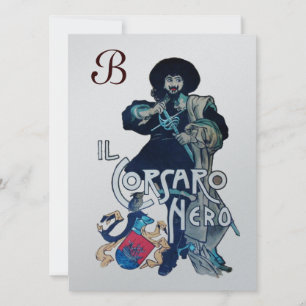 DAS SCHWARZE KORSAIR MONOGRAM Silbermetall Ankündigung