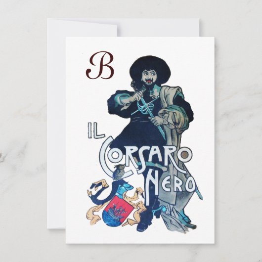 DAS SCHWARZE KORSAIR MONOGRAMM-Eis Ankündigung (Vorderseite)