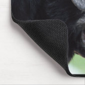 Das schwarze Labrador Mousepad (Ecke)