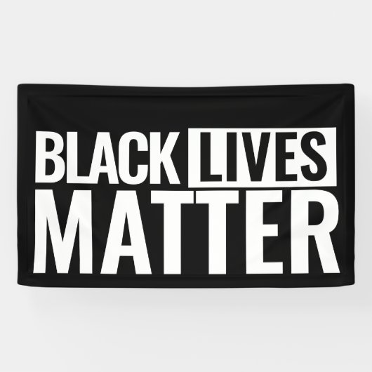 Das Schwarze Leben ist wichtig für die maßgeschnei Banner (Horizontal)