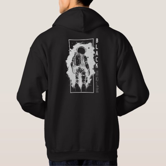 Das schwarze Loch Hoodie (Rückseite)