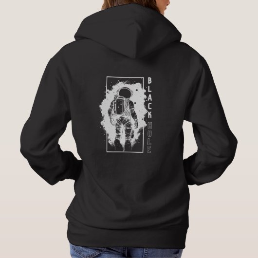 Das schwarze Loch Hoodie (Rückseite)