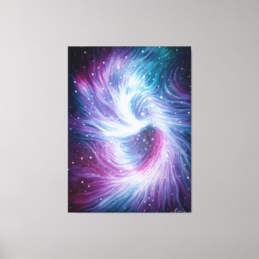 Das schwarze Loch im Zentrum unserer Galaxie Leinwanddruck (Vorderseite)