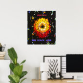 Das Schwarze Loch - Poster Papier ( halbmatt ) (Heimbüro)