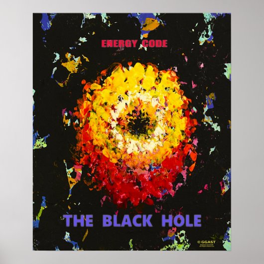 Das Schwarze Loch - Poster Papier ( halbmatt ) (Vorne)
