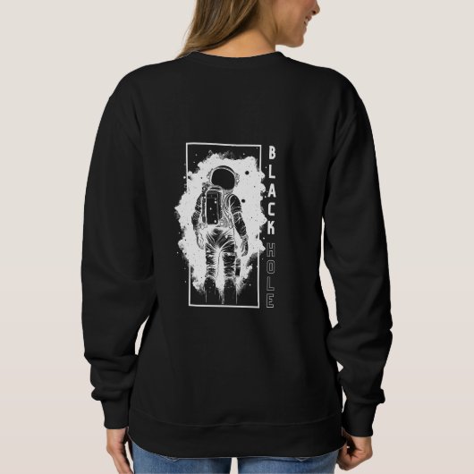 Das schwarze Loch Sweatshirt (Rückseite)