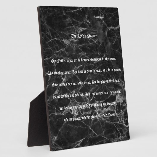 DAS SCHWARZE MARMOR DES HERRN SIEHT AUS   FOTOPLATTE (Seite)