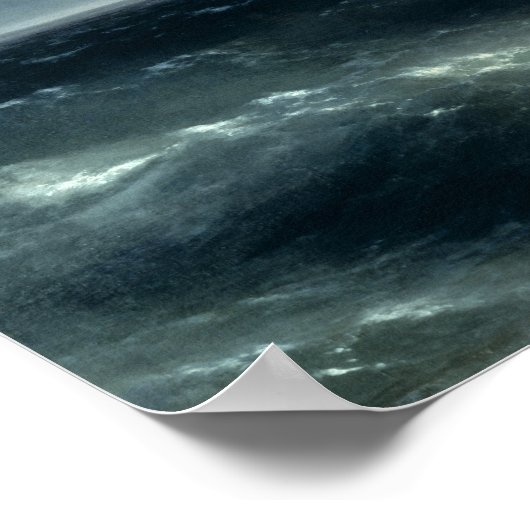 Das Schwarze Meer, 1881 Poster (Ecke)