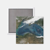 Das Schwarze Meer in Ostrussland Magnet (Vorderseite/Rückseite)