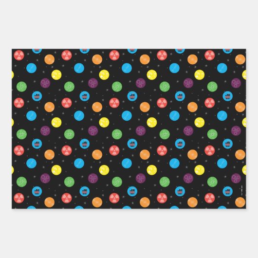 Das schwarze Muster der Urknall-Theorie Geschenkpapier Set (Vorderseite 3)