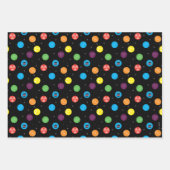 Das schwarze Muster der Urknall-Theorie Geschenkpapier Set (Vorderseite)