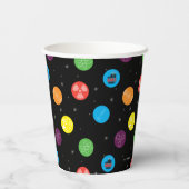 Das schwarze Muster der Urknall-Theorie Pappbecher (Rückseite)