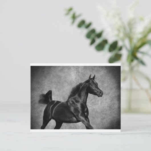 Das Schwarze Postkarte (Stehend Vorderseite)