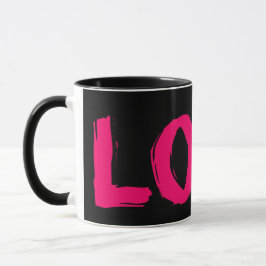 Das schwarze Rosa der Liebe-Tassen-11oz durch Tasse