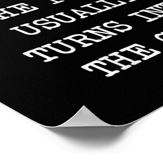 Das Schwarze Schaf der Familie wird normalerweise  Poster (Ecke)