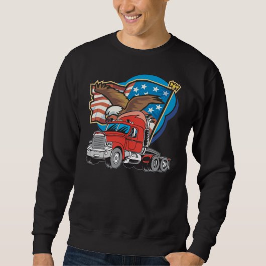 Das schwarze Sweatshirt der (Vorderseite)