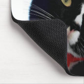 Das schwarze u. weiße mousepad (Ecke)