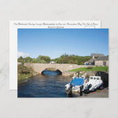 Das Schwarze Wasser Postkarte (Vorne/Hinten)