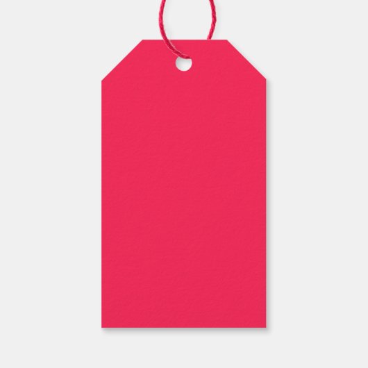 Das schwarze Weihnachtsgeschenk-Tag Geschenkanhänger (Rückseite)