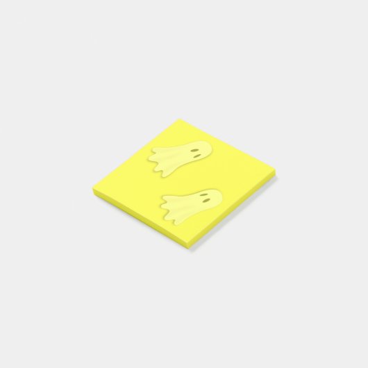 Das schwebende Ghost- Post-it Klebezettel (angewinkelt)