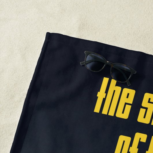 Das Schweigen der Eichhörnchen - eine Parodie Strandtuch (Beispiel)