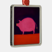 Das Schwein 1998 Ornament Aus Metall (Rechts)