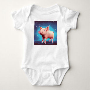 Das Schwein Baby Strampler