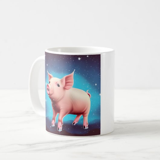 Das Schwein Kaffeetasse (Vorderseite Links)
