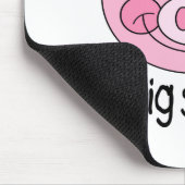 Das Schwein sagt Oink Mousepad (Ecke)