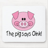 Das Schwein sagt Oink