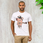 Das Schweinefleisch als Blues T-Shirt