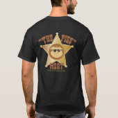 Das Schweinfleisch dunkle T-Shirt mit des Logos (Rückseite)