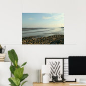 Das schwere Estuar in der Nähe der Cardiff Bay Poster (Heimbüro)