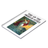 Das Schwert der Gerechtigkeit Notizblock (Linke Seite)