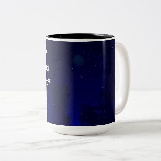 Das Schwert des Geistes - Zwei-Tone-Tasse Zweifarbige Tasse (VorderseiteRechts)
