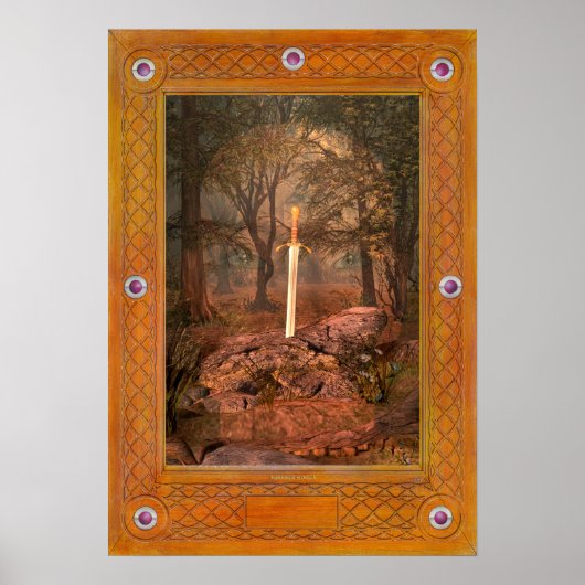 Das Schwert im Stein Poster (Vorne)