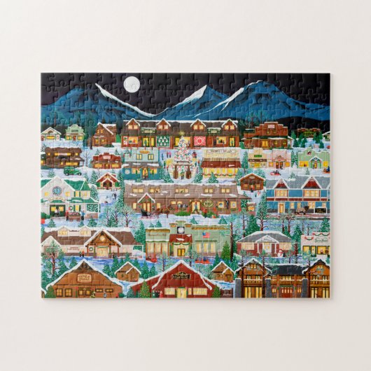 Das Schwester-Dorf unter dem Mond-Puzzlespiel Puzzle (Horizontal)