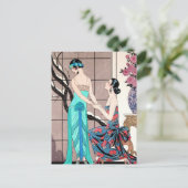 Das schwierige Geständnis von George Barbier Postkarte (Stehend Vorderseite)