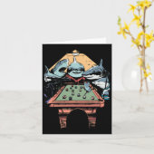 Das Schwimmbad ist ein Vintager, sonniger Gemäldep Karte (Gelbe Blume)