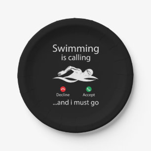 Das Schwimmen ist eine abnehmende Annahme und ich Pappteller