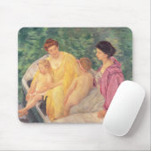 Das Schwimmen oder zwei Mütter u. ihre Kinder auf Mousepad (Mit Mouse)