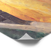 Das Schwimmen oder zwei Mütter und ihre Kinder auf Poster (Ecke)